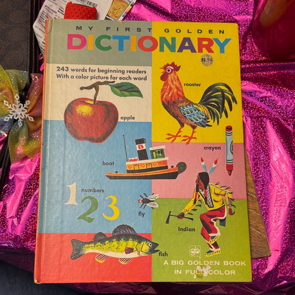 My First Golden Dictionary - Colorful Kids Picture Book